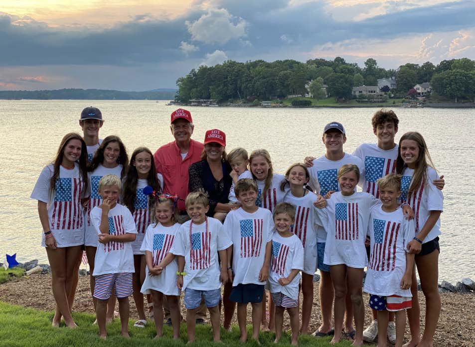 Ralph Norman with his family